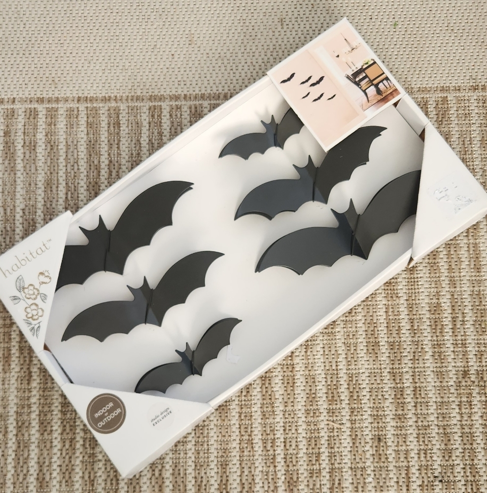 Habitat Midnight Bat Wall Art Set